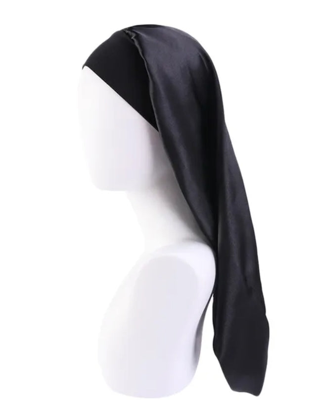Satin nathue, sove bonnet
