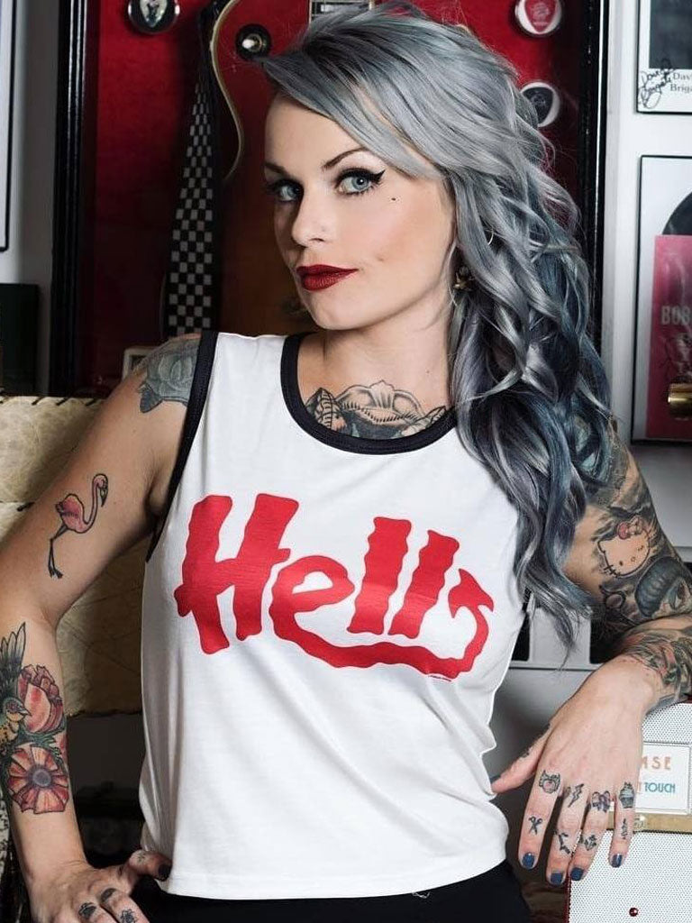 Hell : Crop top tank