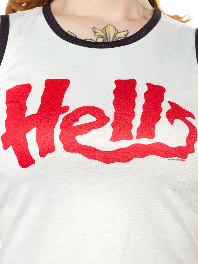 Hell : Crop top tank