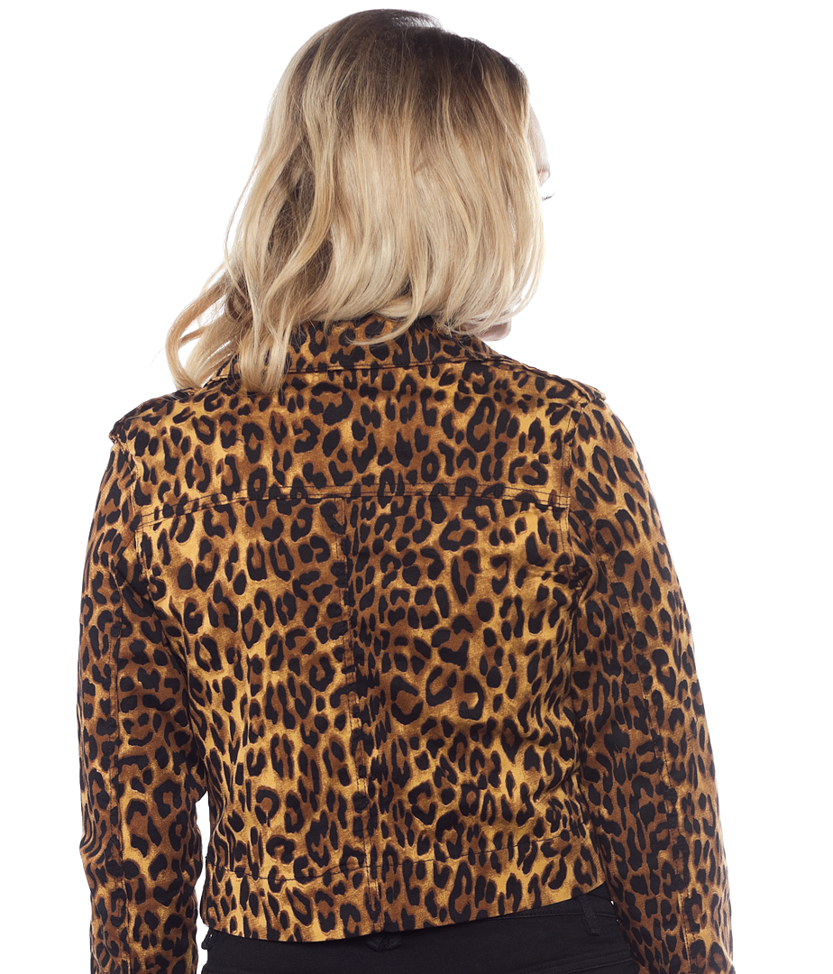 Leopard jakke, Moto jacket fra Sourpuss